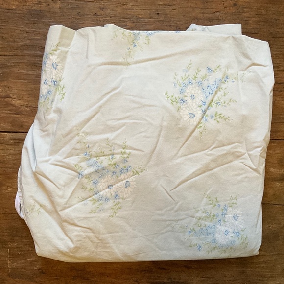 Shabby Chic Twin Bedding Set Light Blue - Picture 1 of 5